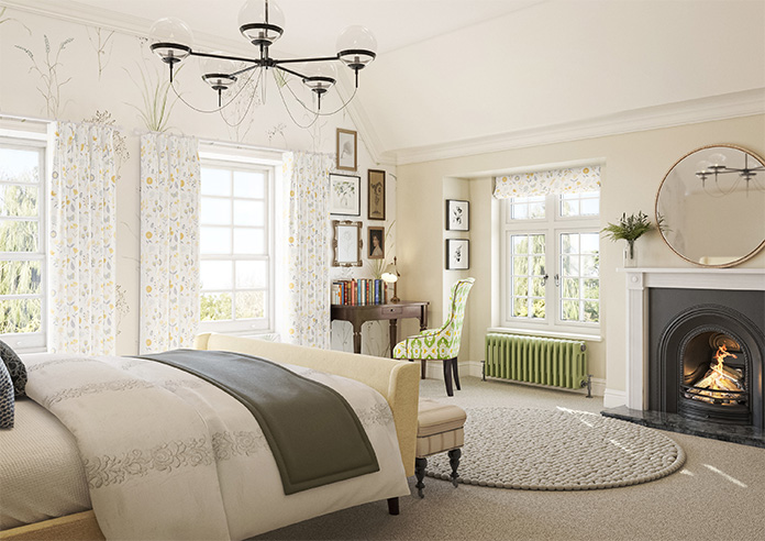 Floral Whimsy, Sunrise - Made to Measure Curtains - Image 8